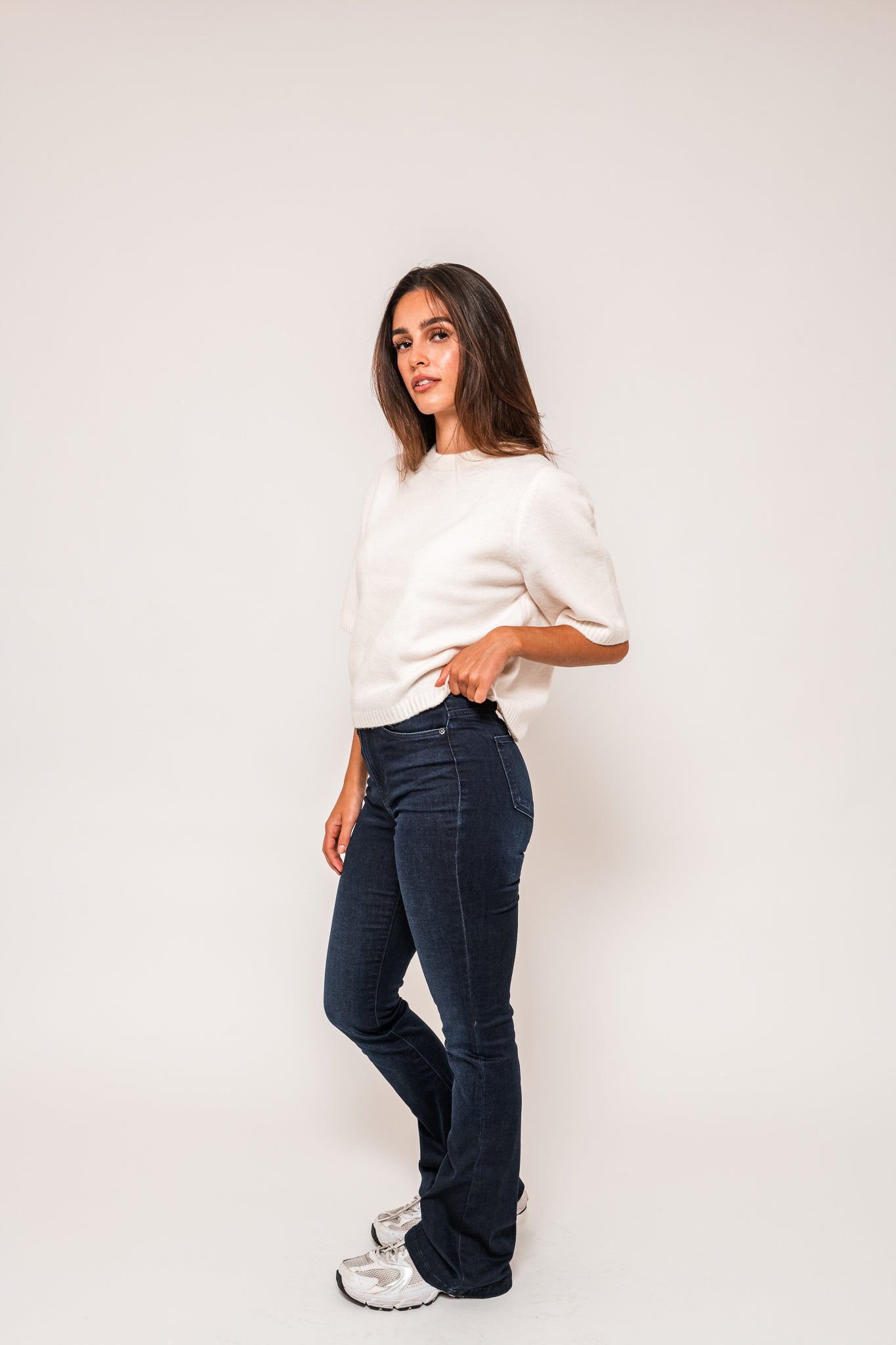 NMSALLIE Jeans - Dark Blue Denim